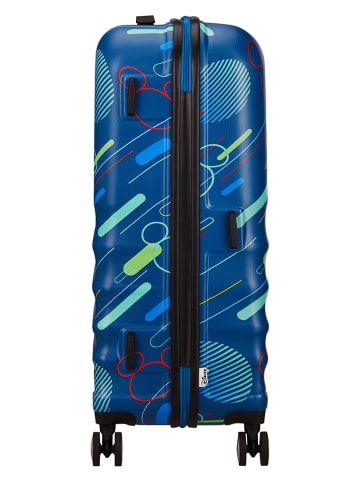 American Tourister Hardcase-Trolley in Bunt/ Blau - (B)47 x (H)67 x (T)26 cm