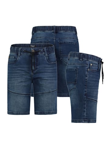 Sublevel Spijkerbermuda donkerblauw