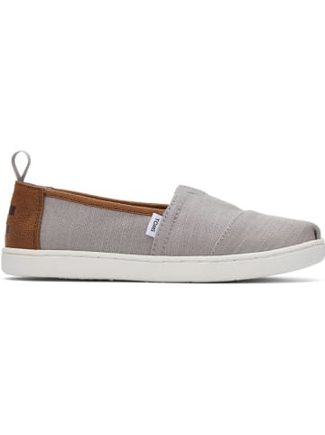 TOMS Slipper in Grau/ Braun
