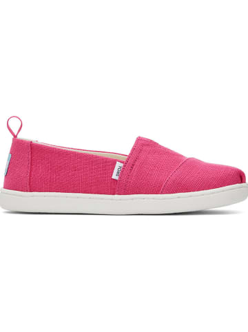 TOMS Slippersy w kolorze różowym