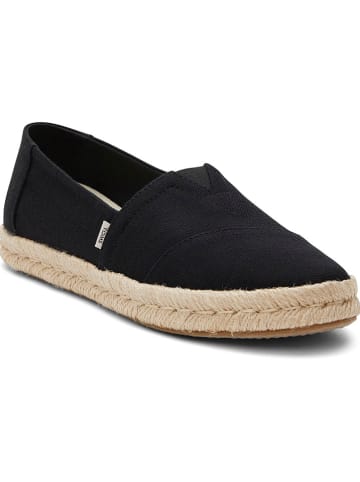 TOMS Espadrilles in Schwarz
