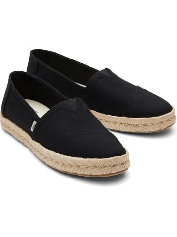 TOMS Espadrilles in Schwarz