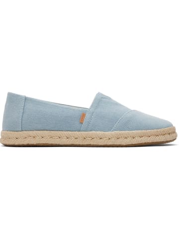 TOMS Espadryle w kolorze błękitnym