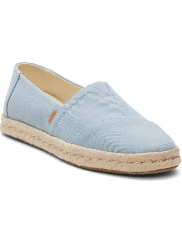 TOMS Espadryle w kolorze błękitnym