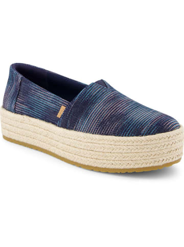TOMS Espadrilles in Dunkelblau