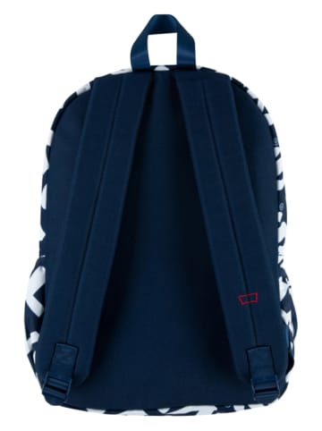 Levi's Kids Rucksack in Dunkelblau/ Weiß/ Rot - (B)30 x (H)42 x (T)15 cm