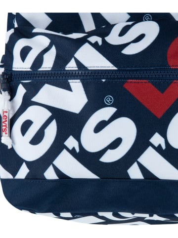 Levi's Kids Rucksack in Dunkelblau/ Weiß/ Rot - (B)30 x (H)42 x (T)15 cm