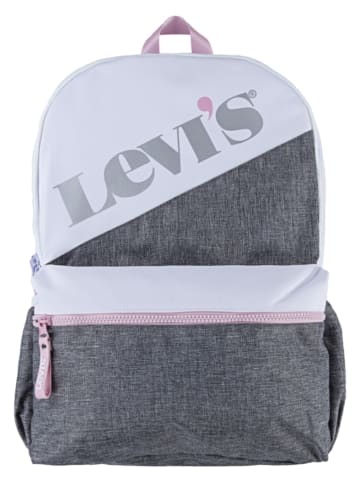 Levi's Kids Rucksack in Weiß/ Grau - (B)30 x (H)42 x (T)15 cm