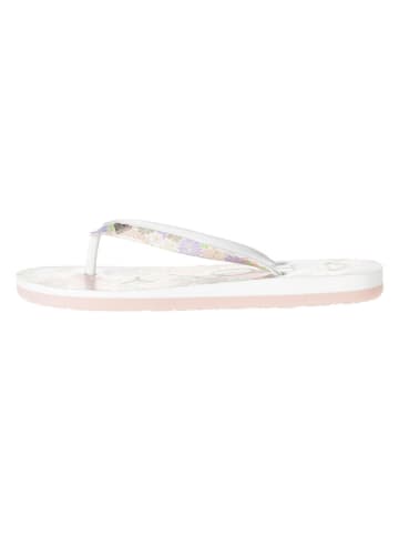 Roxy Teenslippers wit/meerkleurig