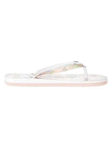 Roxy Teenslippers wit/meerkleurig
