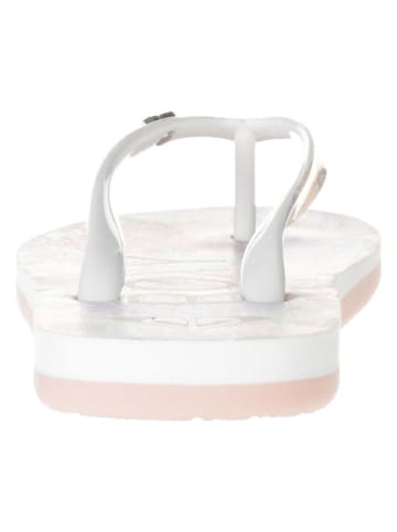Roxy Teenslippers wit/meerkleurig