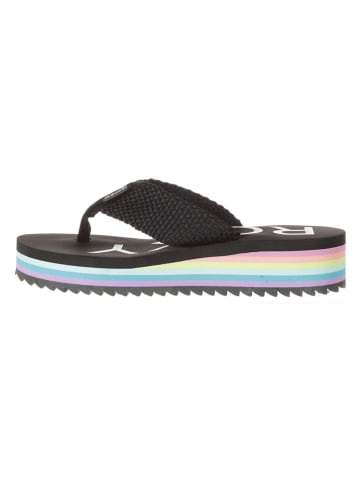 Roxy Teenslippers zwart/meerkleurig