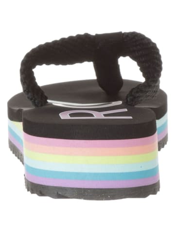 Roxy Teenslippers zwart/meerkleurig