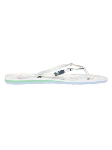 Roxy Teenslippers wit/meerkleurig