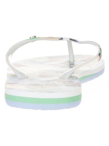 Roxy Teenslippers wit/meerkleurig