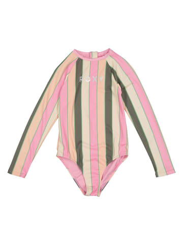 Roxy Badeanzug in Rosa/ Beige/ Bunt