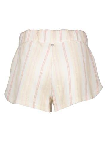 Roxy Shorts in Beige/ Weiß