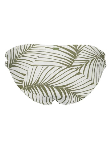 Roxy Bikinislip wit/kaki