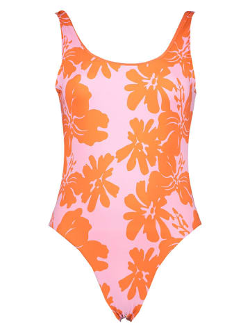 Roxy Badpak oranje/lichtroze