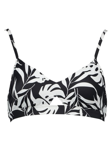 Roxy Bikini-Oberteil in Schwarz/ Weiß