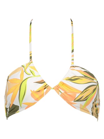 Roxy Bikinitop wit/oranje/geel