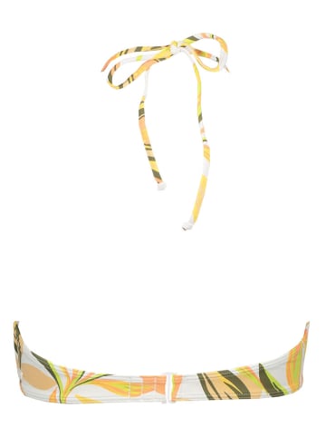 Roxy Biustonosz bikini w kolorze biało-pomarańczowo-żółtym