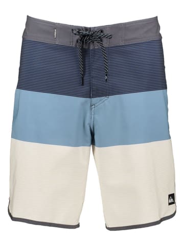 Quiksilver Szorty kąpielowe w kolorze biało-błękitno-granatowym