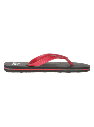 Quiksilver Japonki w kolorze czarno-czerwonym