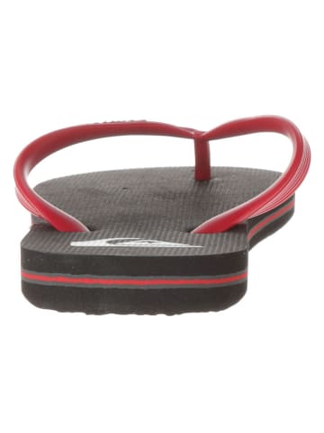 Quiksilver Japonki w kolorze czarno-czerwonym