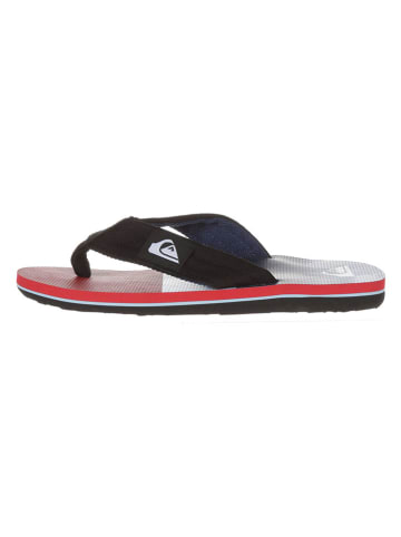 Quiksilver Japonki w kolorze czerwono-niebiesko-czarnym