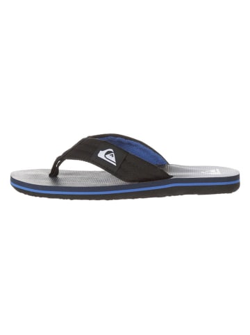Quiksilver Teenslippers zwart/blauw