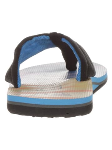 Quiksilver Teenslippers zwart/meerkleurig