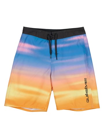 Quiksilver Badeshorts in Bunt/ Orange/ Blau