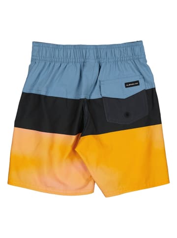 Quiksilver Szorty kąpielowe w kolorze niebiesko-pomarańczowym