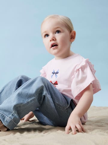 name it Shirt "Haven" lichtroze/meerkleurig
