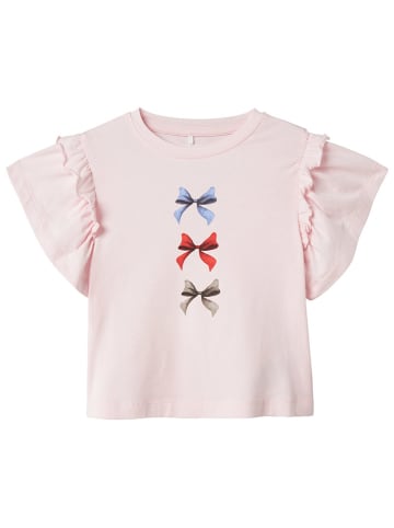 name it Shirt "Haven" lichtroze/meerkleurig