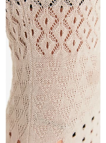 trendyol Strickkleid in Creme
