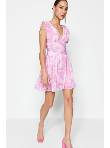 trendyol Jurk lichtroze/wit