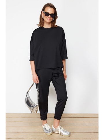 trendyol 2tlg. Outfit in Schwarz