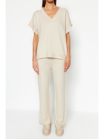trendyol 2tlg. Outfit in Creme
