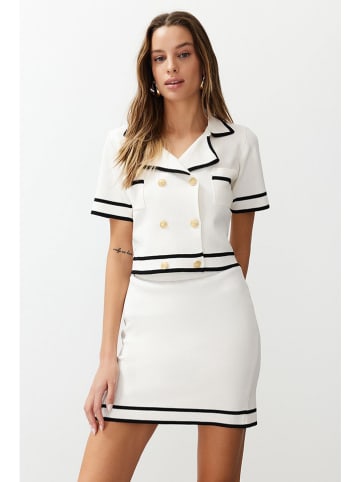 trendyol 2-delige outfit wit/zwart