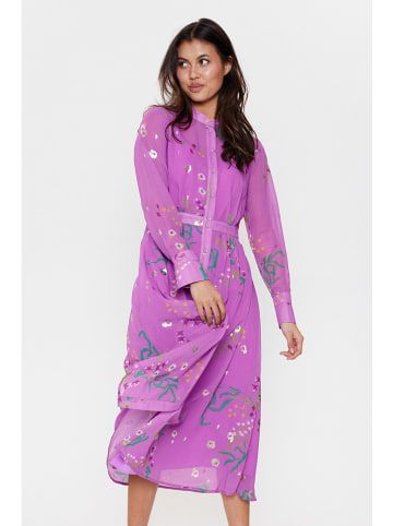 NÜMPH Kleid in Lila/ Bunt