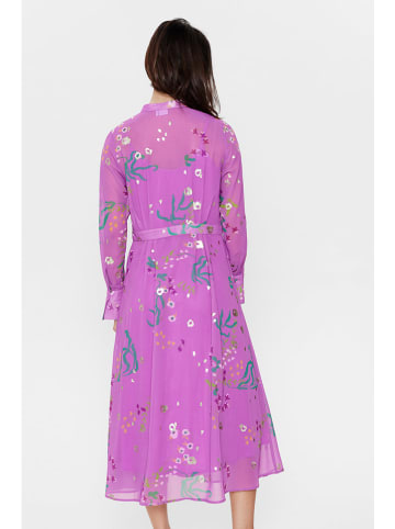 NÜMPH Kleid in Lila/ Bunt