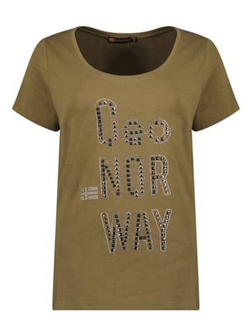 Geographical Norway Shirt in Khaki