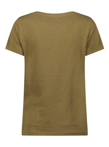 Geographical Norway Koszulka w kolorze khaki