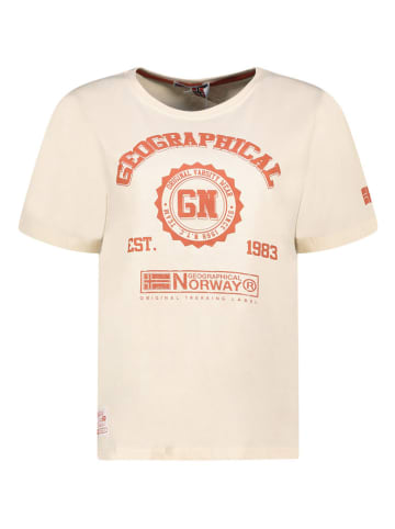 Geographical Norway Shirt in Beige