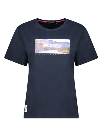 Geographical Norway Shirt in Dunkelblau