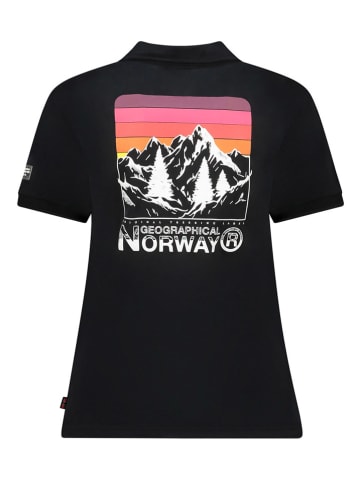 Geographical Norway Koszulka polo w kolorze czarnym