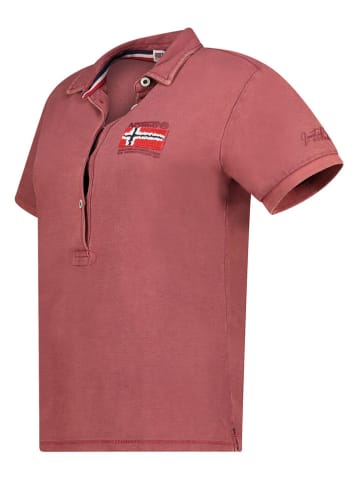 Geographical Norway Poloshirt in Rot