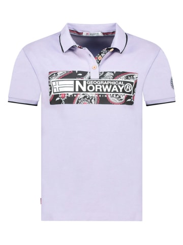 Geographical Norway Koszulka polo w kolorze fioletowym